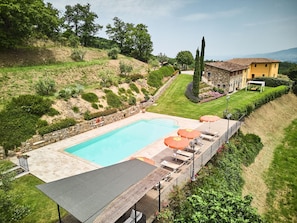 Pool - Farmhouse in Chianti With Pool and Garden (Cavriglia)