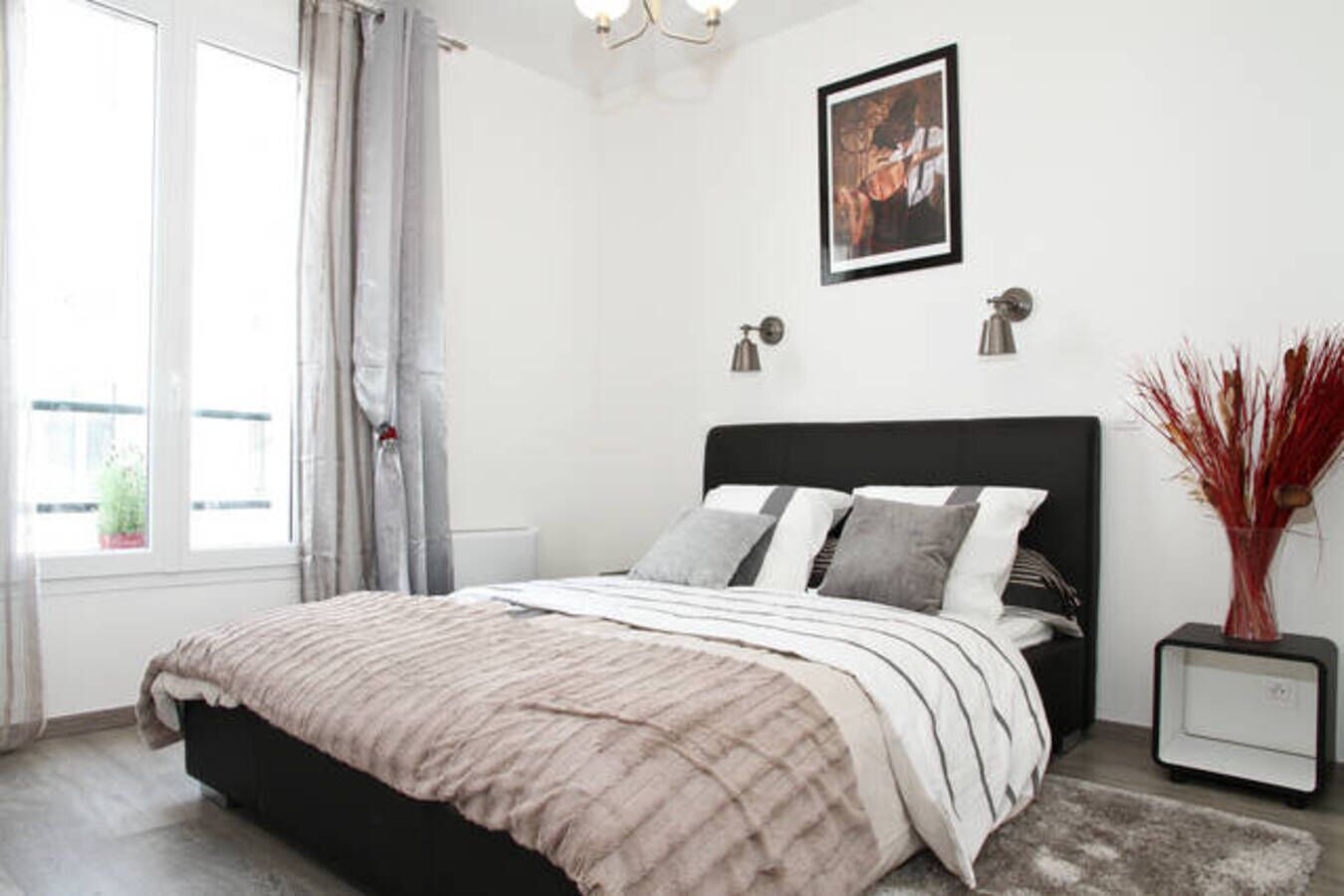 1 chambre, fer et planche à repasser, Wi-Fi gratuit, draps fournis