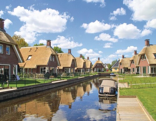 Villa in Friesland With Sauna by Water