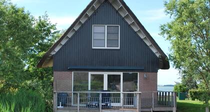 Villa on the Water With Sauna in Friesland