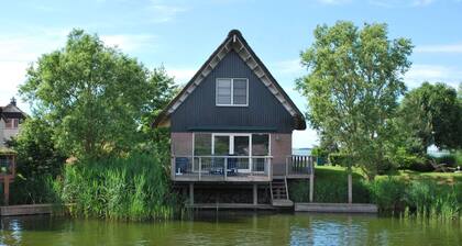 Villa on the Water With Sauna in Friesland