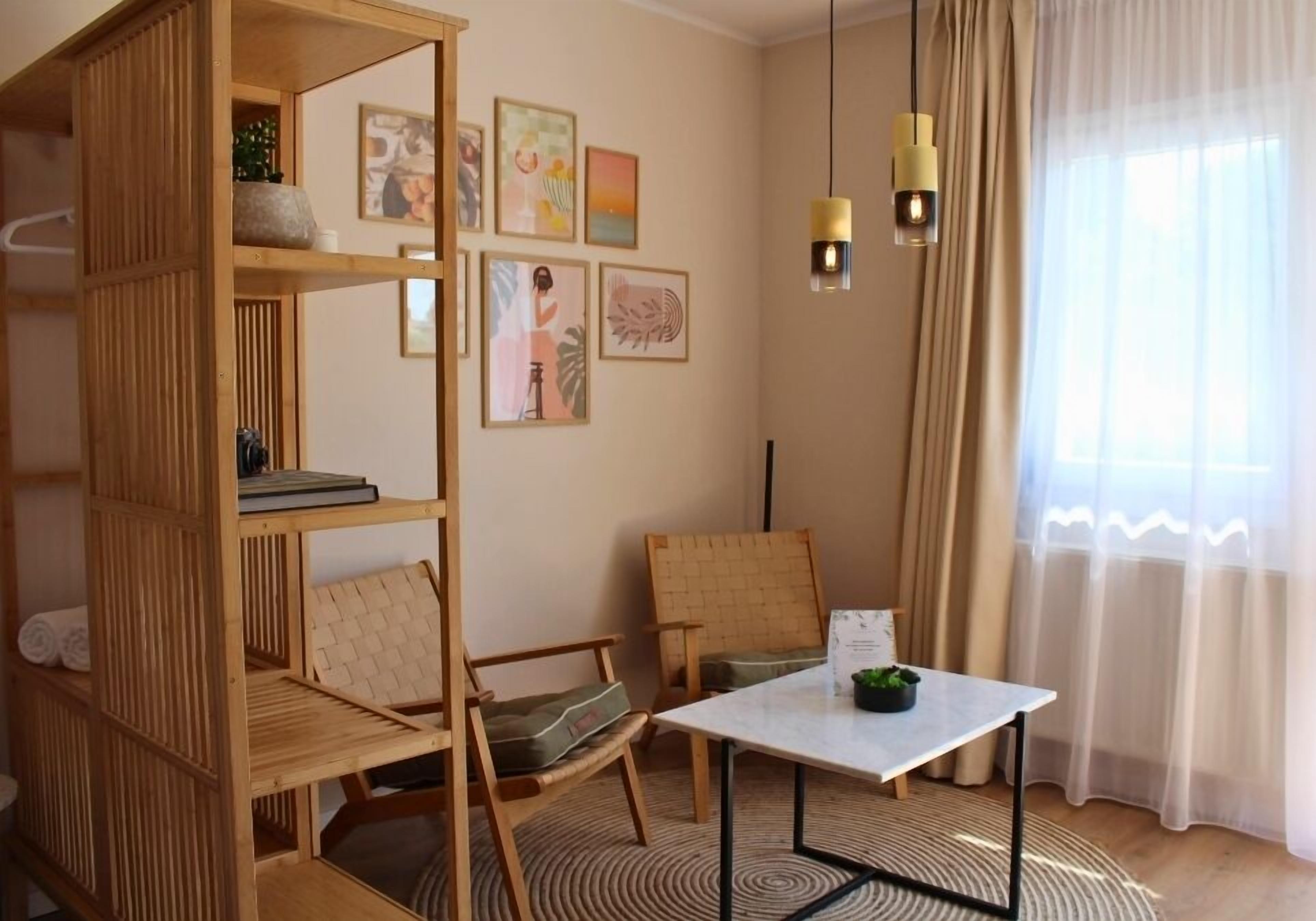 豪華雙人房, 花園景觀 | 起居區