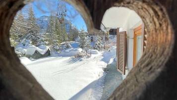 Blick von der Unterkunft