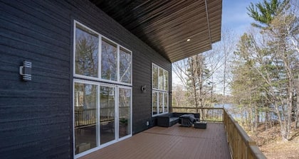Escape to Chub Lake Retreat: Waterfront Luxury House in Carlton, Minnesota