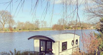 Houseboat in Lathumse Plas With Harbor Views