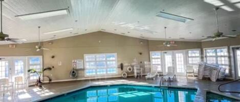 Indoor pool, outdoor pool