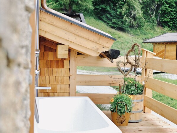 Chalet | Bathroom | Shower - Chalet Salzach Near Ski Lift & Spa (Bramberg am Wildkogel)