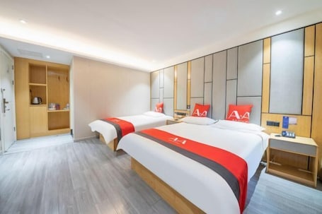 Habitación. AA Hotel Chain (Quzhou International Financial Center Shuiting Branch)