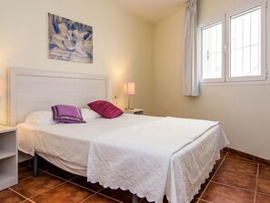 Casa | 2 quartos, roupa de cama