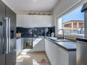 Villa | Privat køkken | Elkedel, brødrister