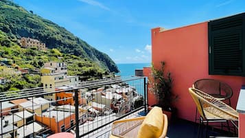 Appartement Supérieur, vue mer | Terrasse/Patio