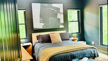 2 chambres, fer et planche Ă repasser, Wi-Fi, draps fournis