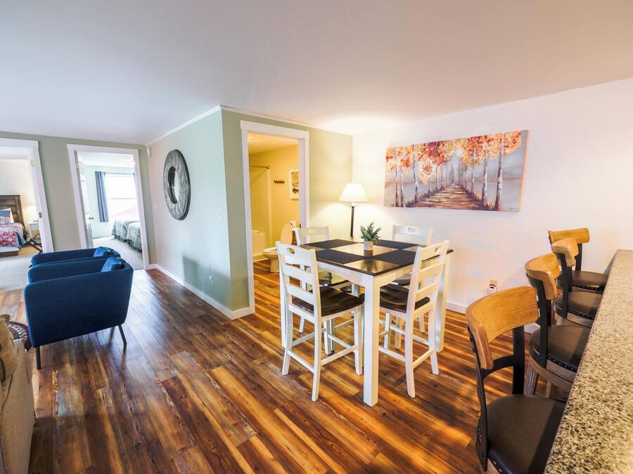 Leilighet – premium, 2 soverom, ikke-røyk, kjøkken | Spiseområde på rommet