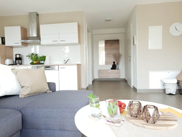 Private kitchen - Holiday Apartment Saartal - Senta (Merzig)