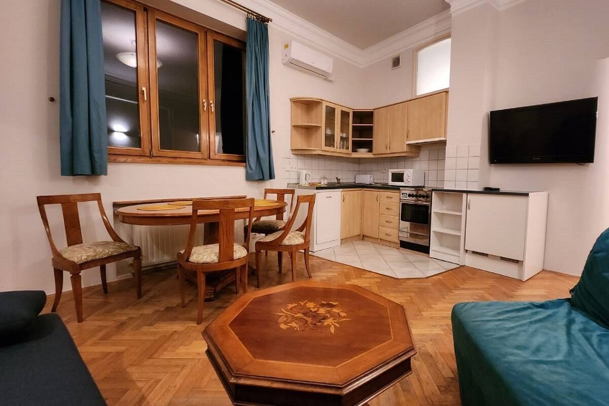 Familienapartment, Blick auf den Innenhof