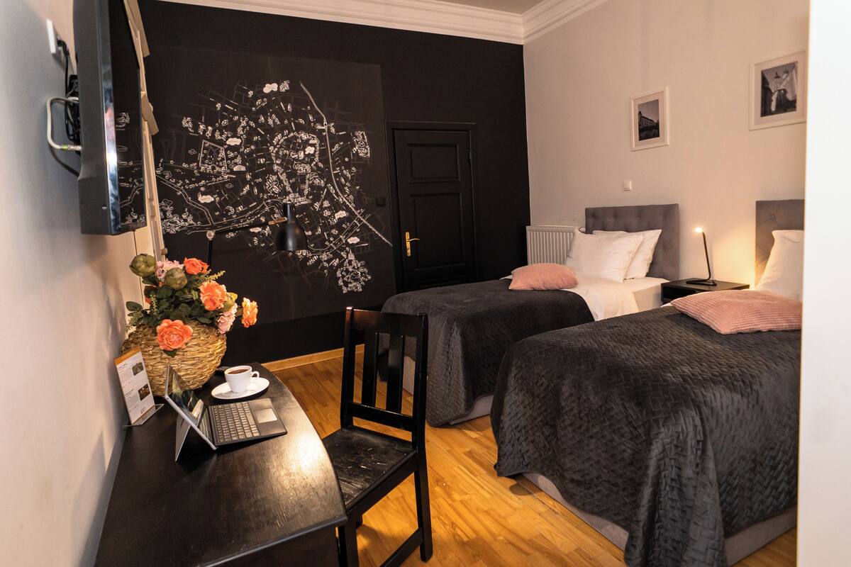 Comfort-Studiosuite, Blick auf den Innenhof