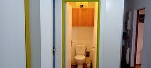Towels, soap, toilet paper