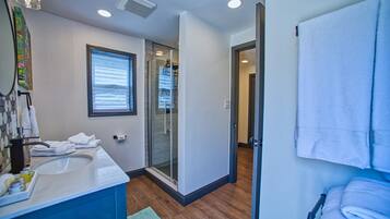 Shower, towels