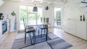 Private kitchen - 4 Person Holiday Home in Hemmet (Hemmet)