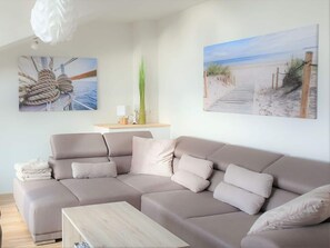 Living area - Rugenlust - With sea View / Home Office (Sassnitz)