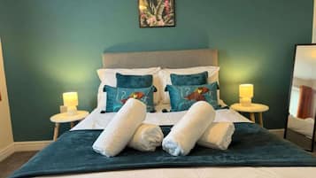 5 bedrooms, iron/ironing board, travel cot, free WiFi