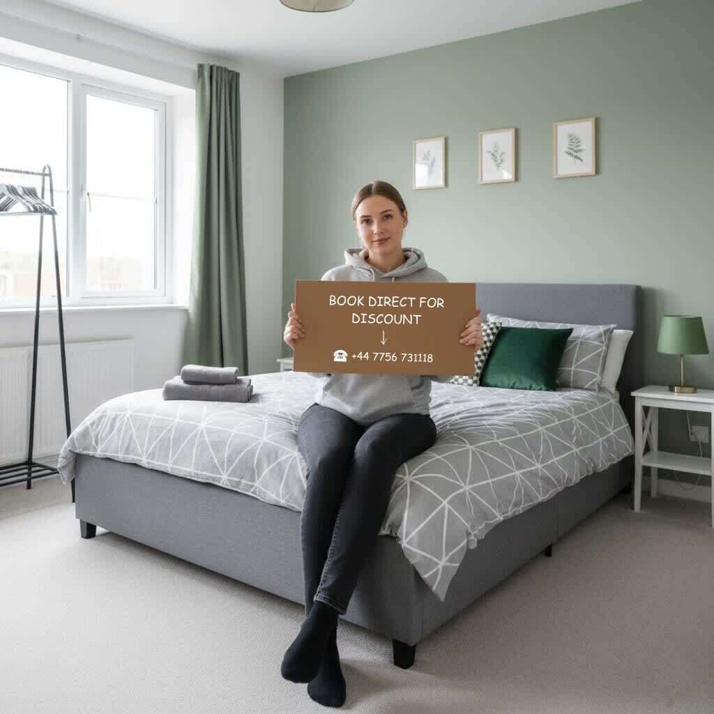 3 bedrooms, iron/ironing board, travel cot, free WiFi