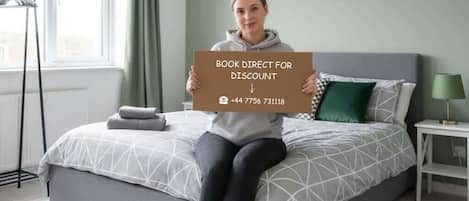3 bedrooms, iron/ironing board, travel crib, free WiFi