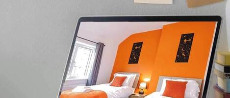 4 bedrooms, iron/ironing board, travel crib, free WiFi