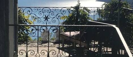 Uitzicht vanuit accommodatie