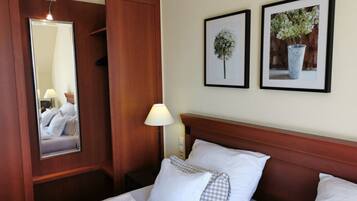 2 bedrooms, individually furnished, iron/ironing board