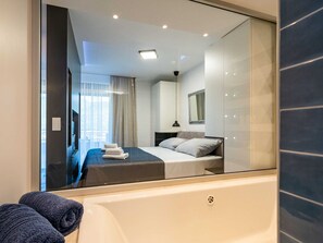 Apartment | Bathroom | Bathtub, hair dryer