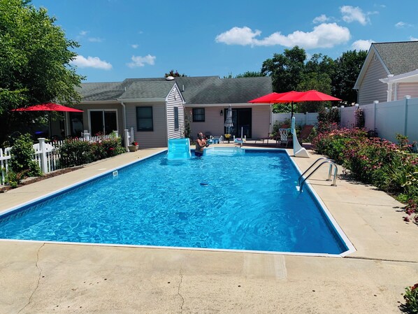Pool - Sunny Days ~ 3br/2b Home w Private In-Ground Pool! (Rehoboth Beach)