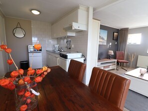 Private kitchen - Holiday Home in Donkerbroek Near Forest Trails (Donkerbroek)