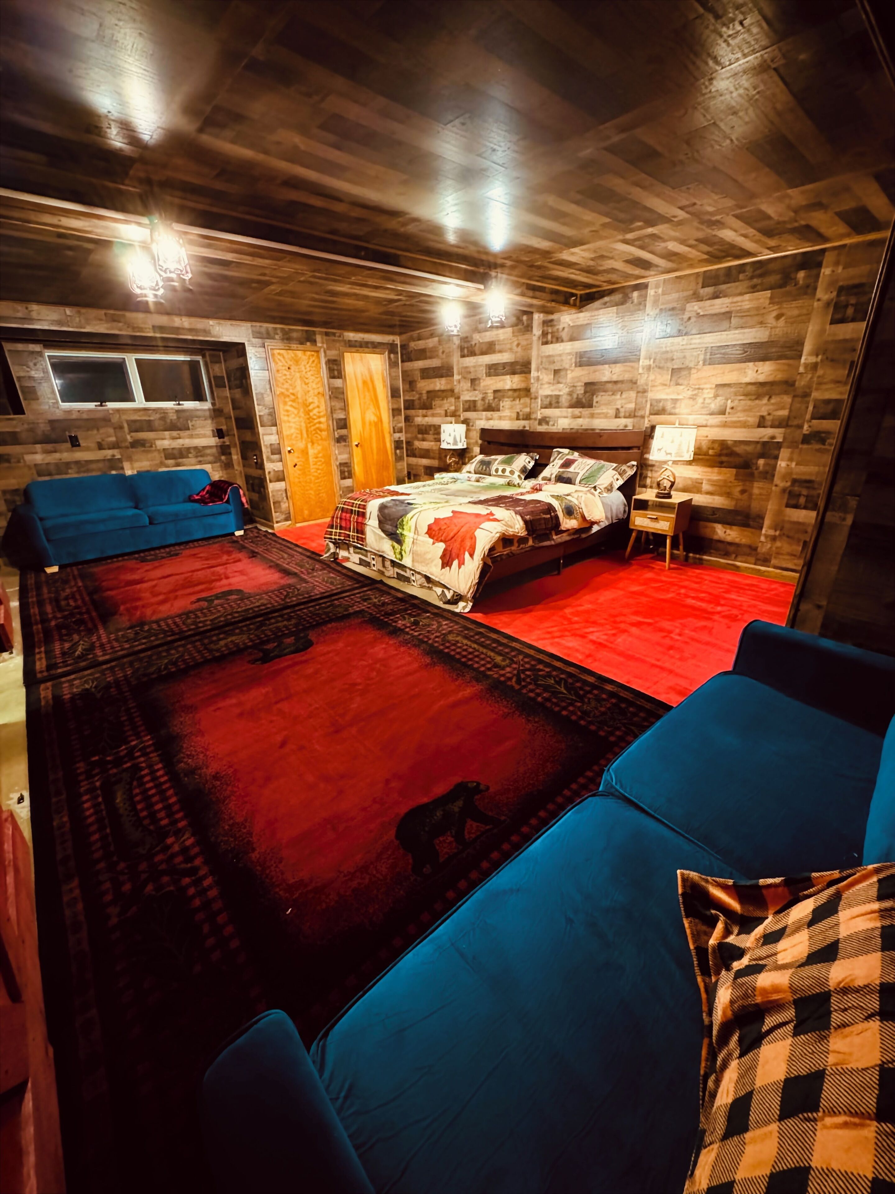 5 chambres, bureau, fer et planche à repasser, accès au Wi-Fi (inclus)