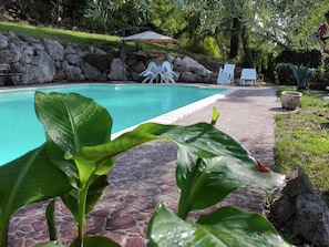 House | Pool | Indoor pool, outdoor pool - Rustic Pool Villa in Roman Countryside (Fiano Romano)