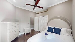 10 bedrooms, desk, iron/ironing board, travel cot