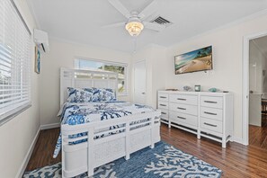 3 soverom, strykejern/-brett, reiseseng for barn og wi-fi