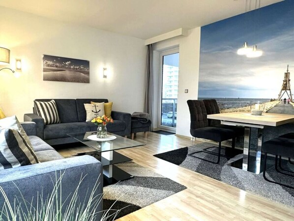 Living area - Nice Apartment Near Beach (Cuxhaven)
