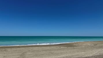 Sun loungers, beach towels
