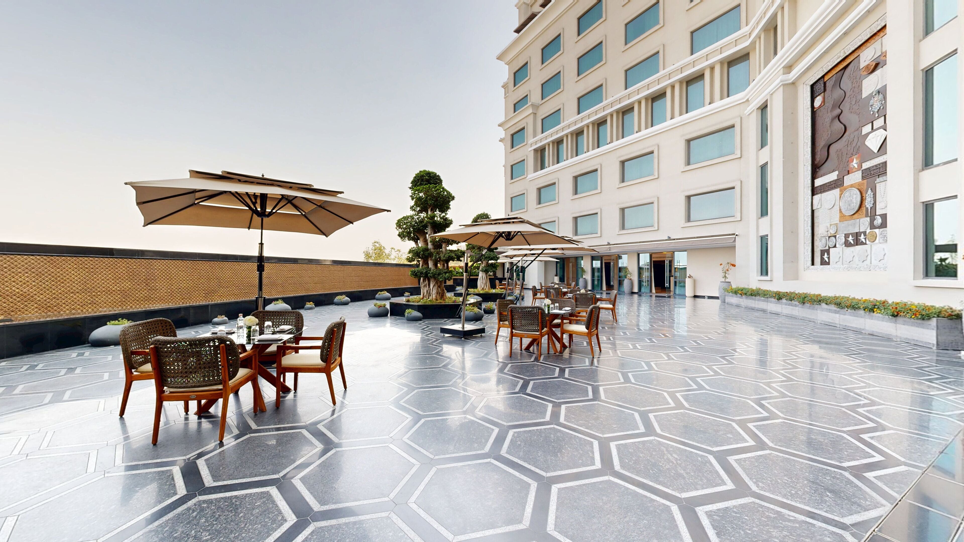 Uitzicht vanuit de kamer