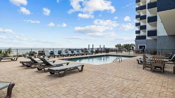 Indoor pool, outdoor pool