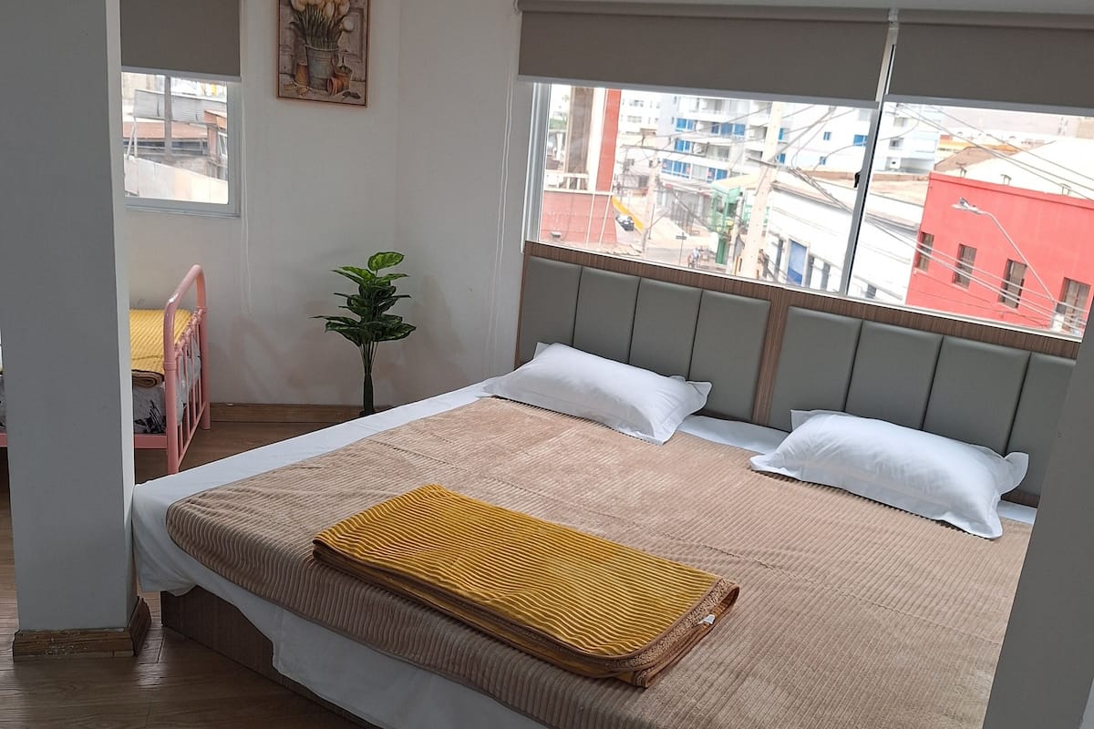Premium bedding, down duvets, individually decorated