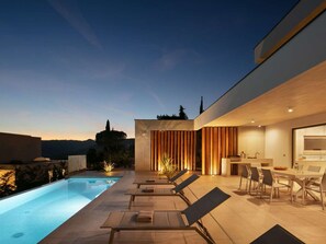 Villa | Pool | Outdoor pool - Villa With sea Views and Wellness in Rabac (Labin)