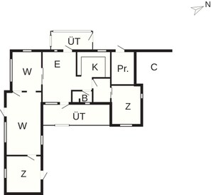 Casa | Planta do andar