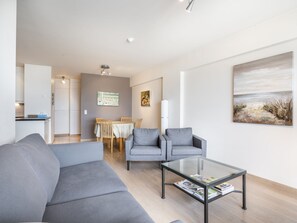 Apartment | Living area - Beautiful Apartment With Sea-view (Blankenberge)