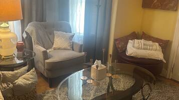 Smart-tv och eldstad