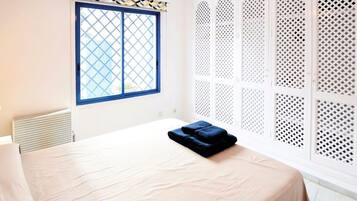 2 bedrooms, individually furnished, bed sheets