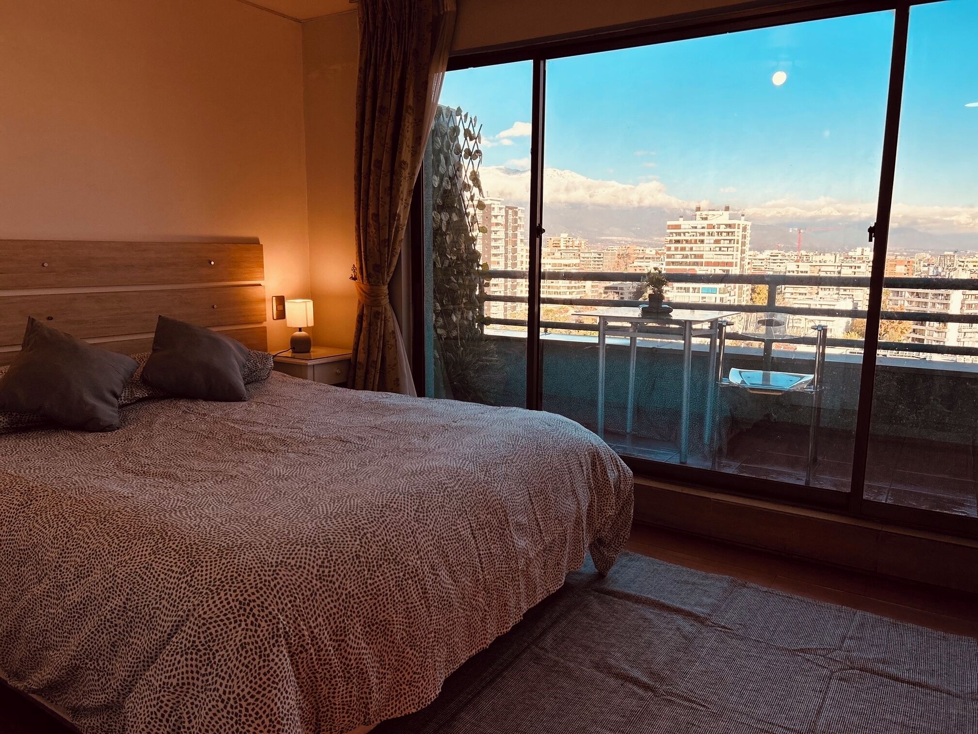 1 غرفة نوم وواي فاي وملاءات أسرّة