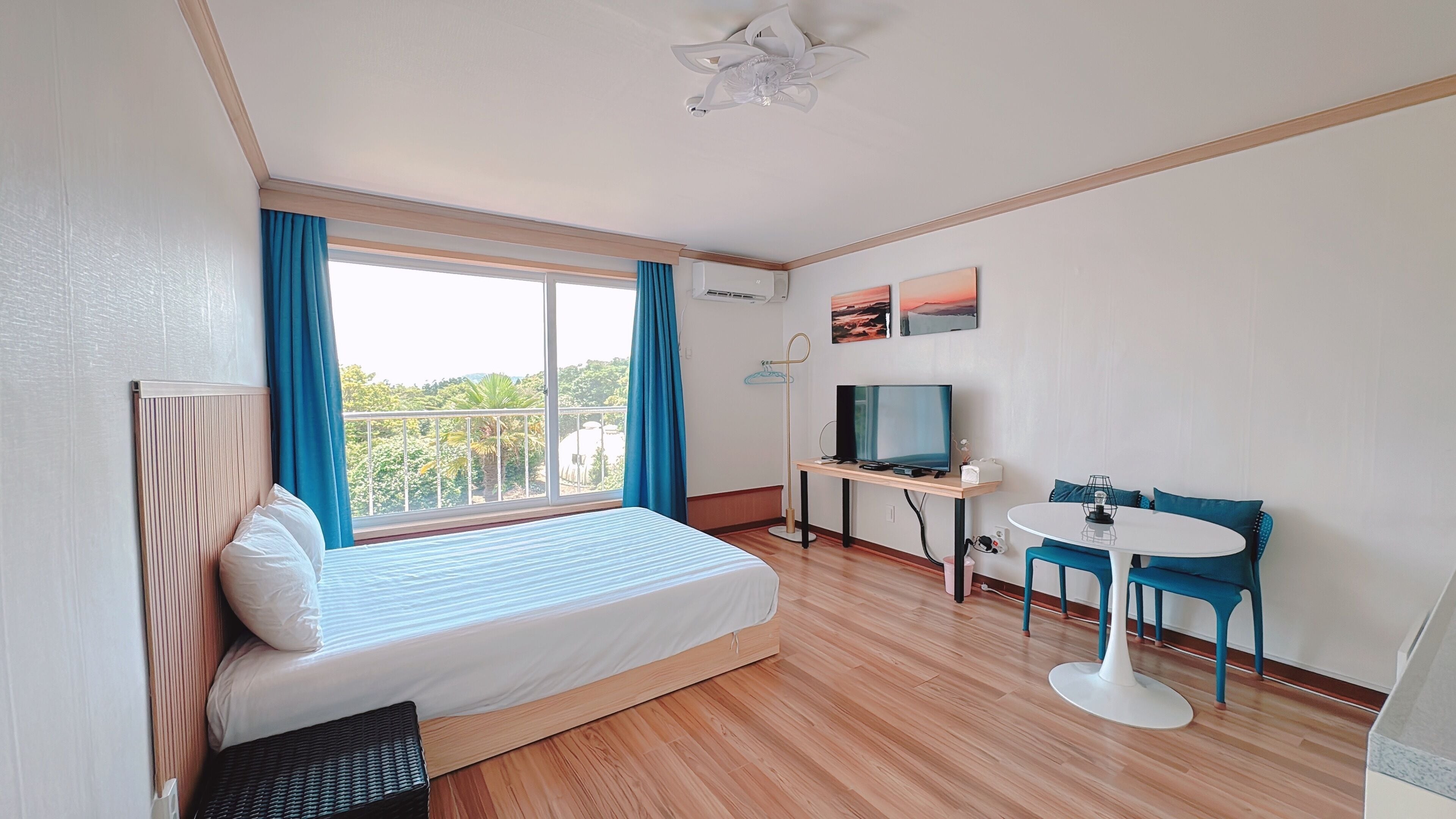 Basic Room, Multiple Beds, Kitchenette, Garden View | Blackout drapes, free WiFi, bed sheets