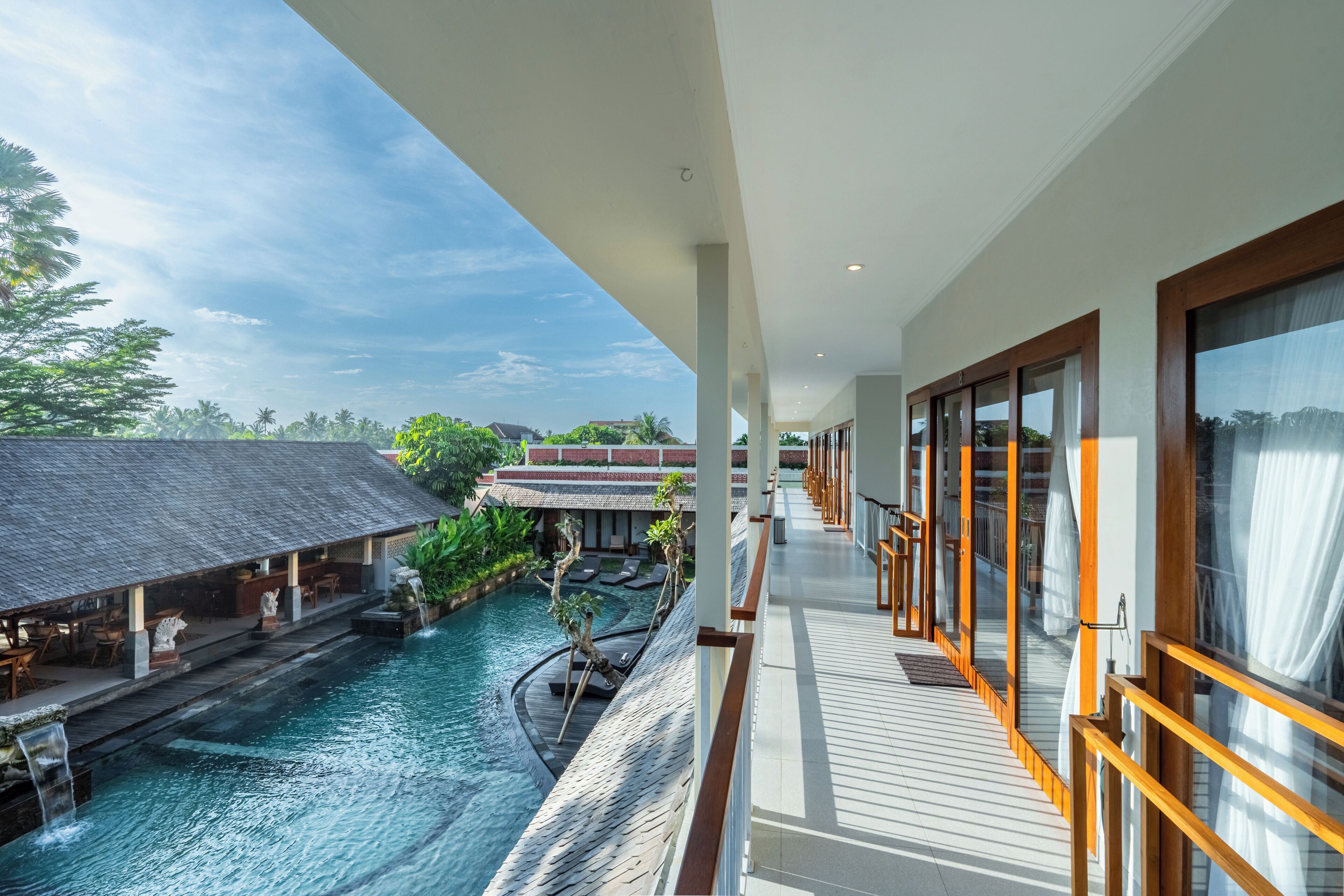 Double or Twin Room, Pool View | Balcony